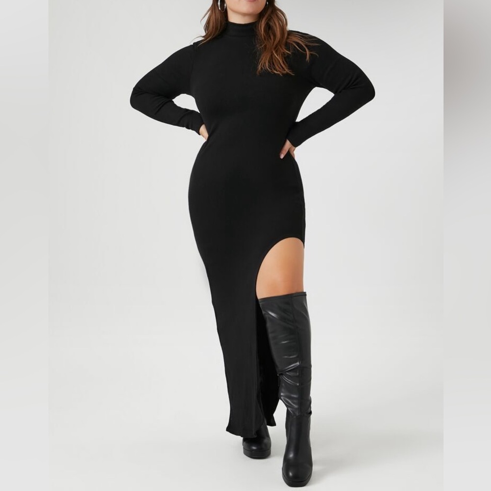 Forever 21 Black Knit Dress